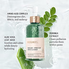 BIOSSANCE Squalane + Amino Aloe Gentle Face Wash - Foaming Cleanser Gel - Hydrating Facial Cleanser - New