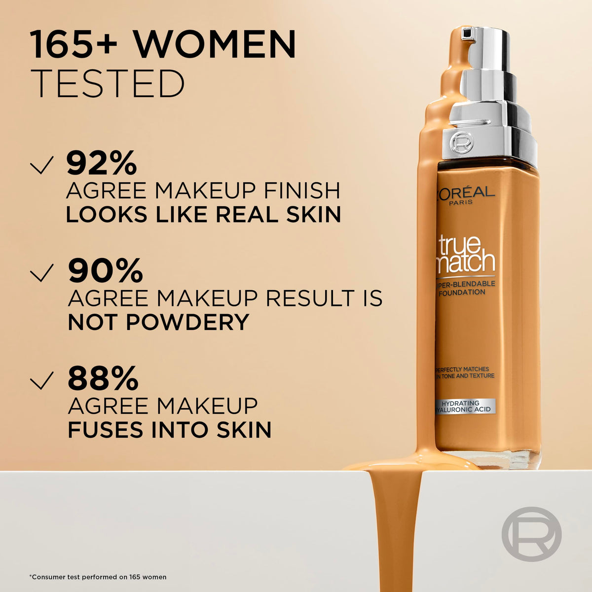L'Oreal Paris True Match Liquid Foundation SPF16 - Shade 9N Truffle Deep Neutral 30ml - New