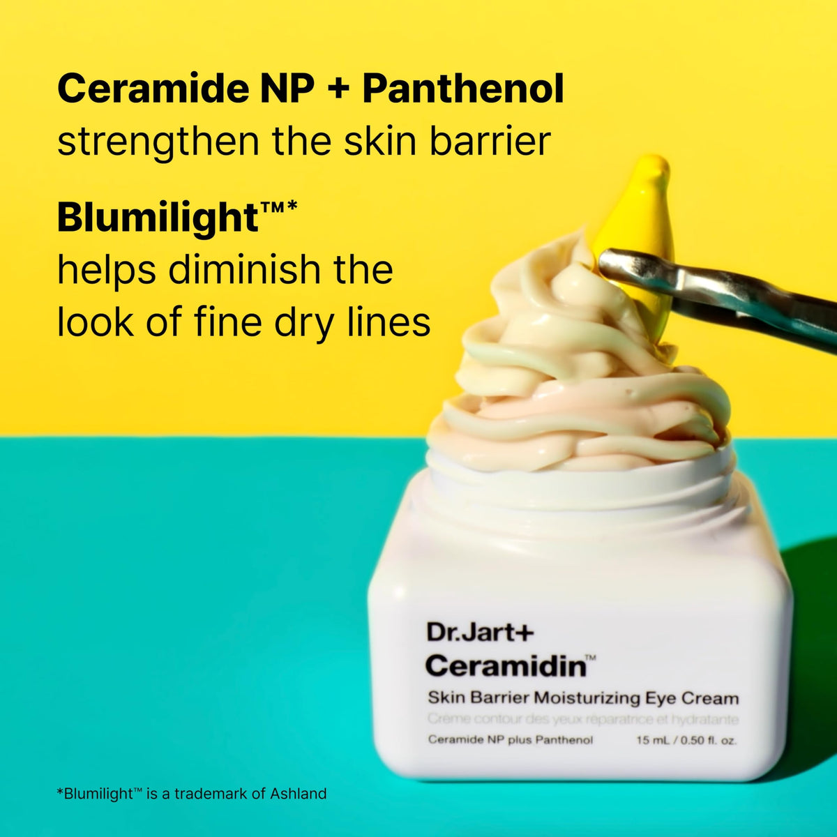 Dr.Jart+ Ceramidin Under Eye Cream - Ceramide Korean Skin Care - 15ml Hydrating Eye Cream - New - BBE 02/2029