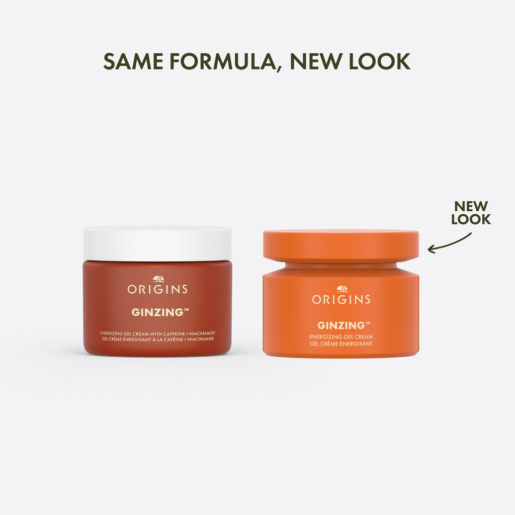 Origins GinZing Energizing Gel Cream - Face Moisturizer - Vitamin C, Niacinamide, Ginseng, Caffeine - 50ml Skincare - New