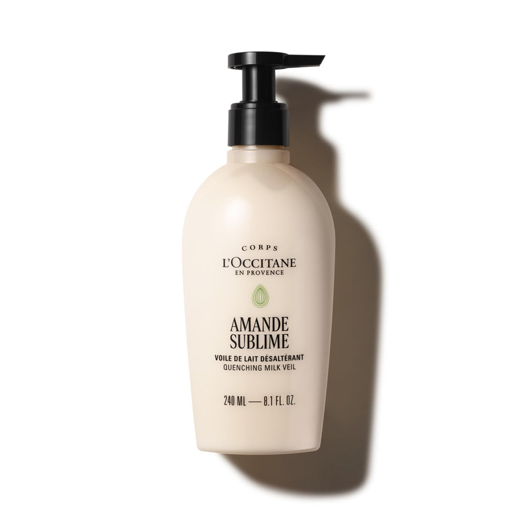 L'OCCITANE Almond Amande Sublime Quenching Milk Veil 240ml Body Lotion Moisturiser - Damaged Box