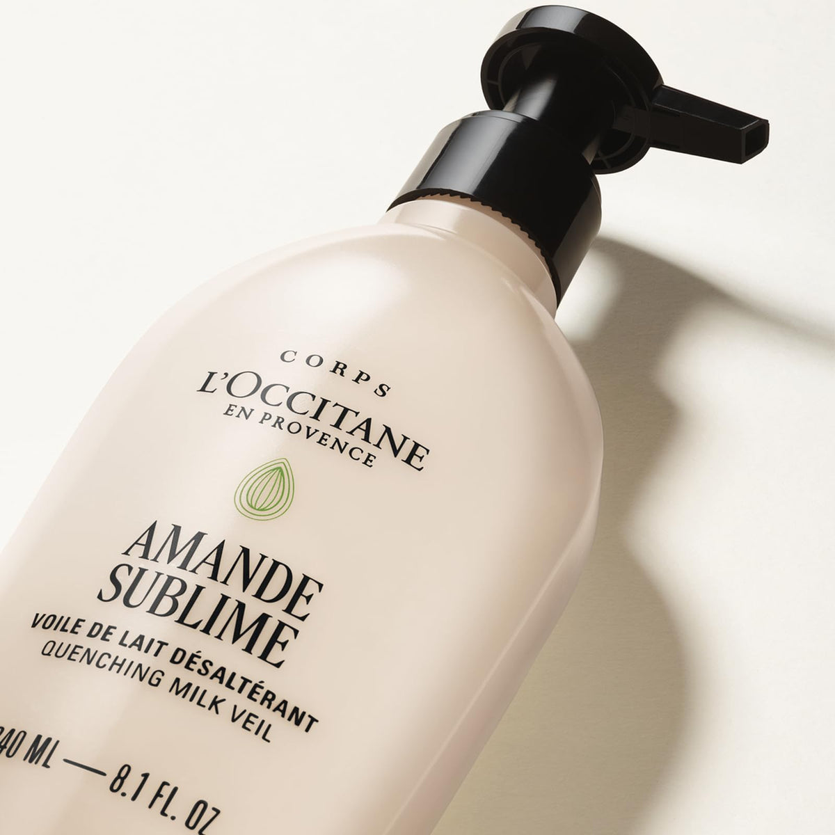 L'OCCITANE Almond Amande Sublime Quenching Milk Veil 240ml Body Lotion Moisturiser - Damaged Box