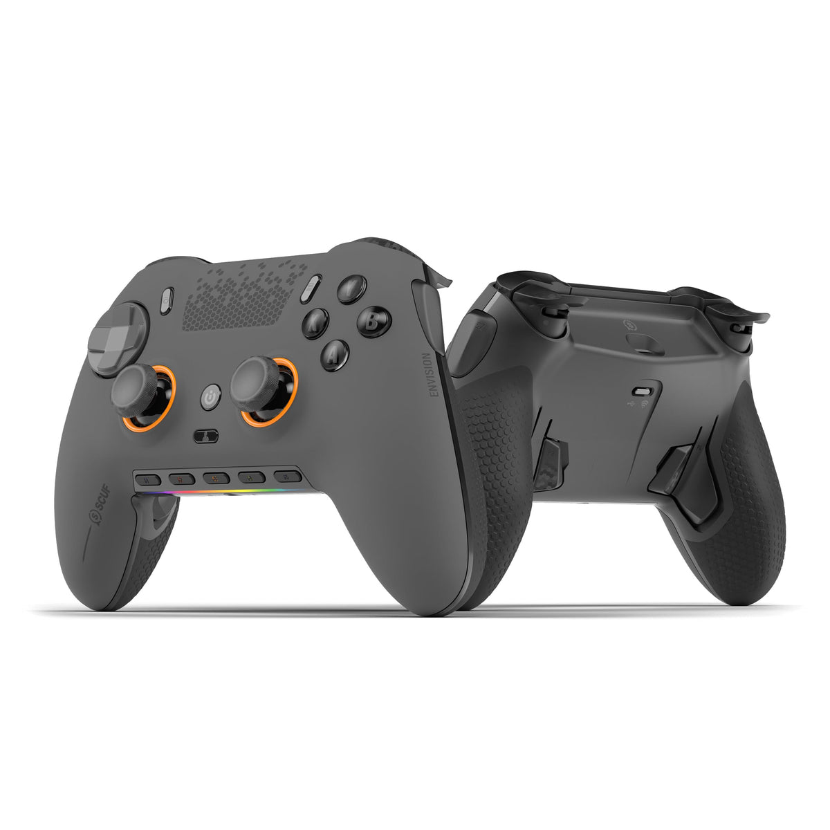 SCUF ENVISION PRO Wireless PC Gaming Controller - Steel Grey - iCUE Compatible - Remappable G-Keys & Paddles - Instant Triggers - Like New