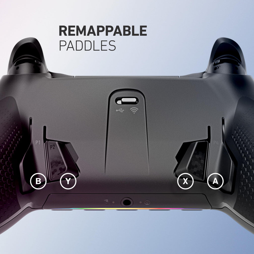 SCUF ENVISION PRO Wireless PC Gaming Controller - Steel Grey - iCUE Compatible - Remappable G-Keys & Paddles - Instant Triggers - Like New