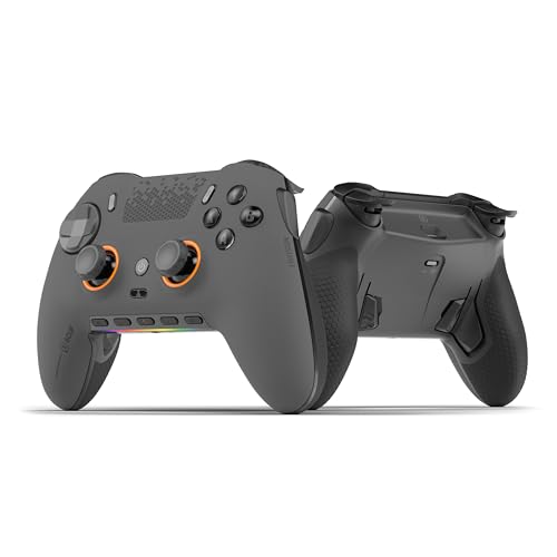 SCUF ENVISION PRO Wireless PC Gaming Controller - Steel Grey - iCUE Compatible - Remappable G-Keys & Paddles - Instant Triggers - Like New