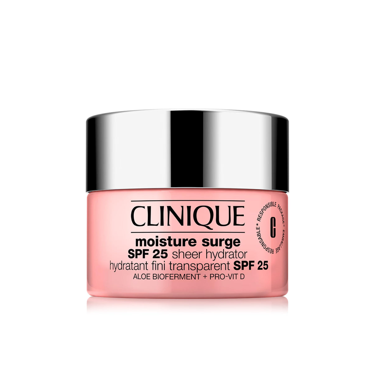 Clinique Moisture Surge SPF 25 Sheer Hydrator Face Moisturiser 50ml - Hyaluronic Acid, Aloe, Sensitive Skin - New