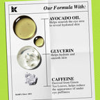 Kiehl's Creamy Eye Treatment with Avocado - Rich Under Eye Cream 28ml - Hydrating Moisturiser - New