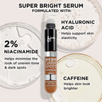 iT Cosmetics Bye Bye Dark Spots Concealer - Warm 12 - Niacinamide & Caffeine - Full Coverage Blemish Corrector - New