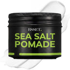BSSET Sea Salt Pomade 100ml - Strong Hold Matte Finish - Hair Thickening Sculpting Styling Cream - Damaged Box