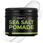 BSSET Sea Salt Pomade 100ml - Strong Hold Matte Finish - Hair Thickening Sculpting Styling Cream - Damaged Box