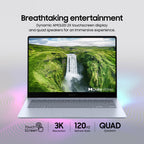 Samsung Galaxy Book5 (Edge) Copilot+ Laptop | 14' 3K Touchscreen AMOLED Display | Snapdragon X Elite | 16 GB RAM | 512 GB eUFS | Windows 11 | Aluminium Sapphire Blue - Like New