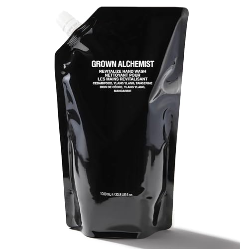 Grown Alchemist Revitalise Hand Wash Refill 1L - Moisturising Liquid Soap Bulk Pack - New