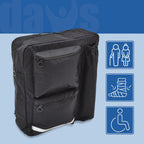 Days Deluxe Scooter Bag - Waterproof Mobility Aid Storage for Electric Scooters, Crutches & Walking Sticks - Black Polyester - Very Good