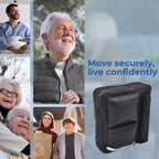 Days Deluxe Scooter Bag - Waterproof Mobility Aid Storage for Electric Scooters, Crutches & Walking Sticks - Black Polyester - Very Good