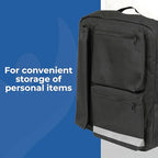 Days Deluxe Scooter Bag - Waterproof Mobility Aid Storage for Electric Scooters, Crutches & Walking Sticks - Black Polyester - Very Good