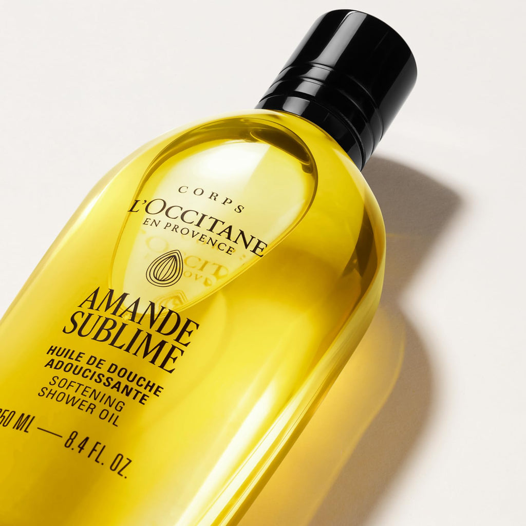 L'OCCITANE Almond Shower Oil - Amande Sublime - 250ml Body Cleansing Oil - New
