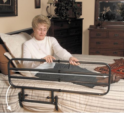NRS Standers EZ Adjustable Bed Support Rail - Mobility Aid Safety Handle - Elderly & Disability Assist Grip - Very Good