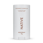 Native Coconut & Vanilla Deodorant - 75ml Natural Aluminium Free Stick - New - BBE 06/2028
