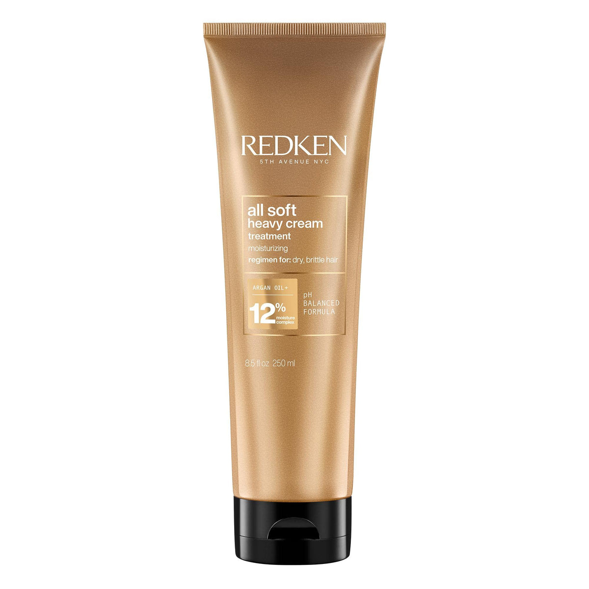 REDKEN All Soft Heavy Cream Treatment - Argan Oil - Softer Smoother Hair - 250ml Deep Conditioner Mask - New