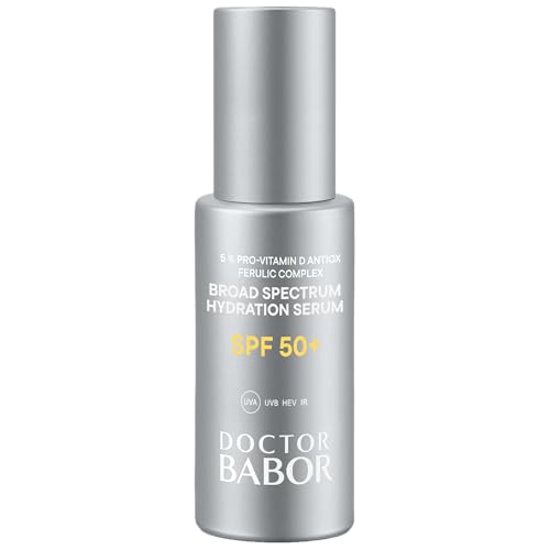 DOCTOR BABOR Solar Defense Serum SPF 50 - 30ml Sun Protection Face Serum - UVA UVB Sunscreen Fluid - Damaged Box