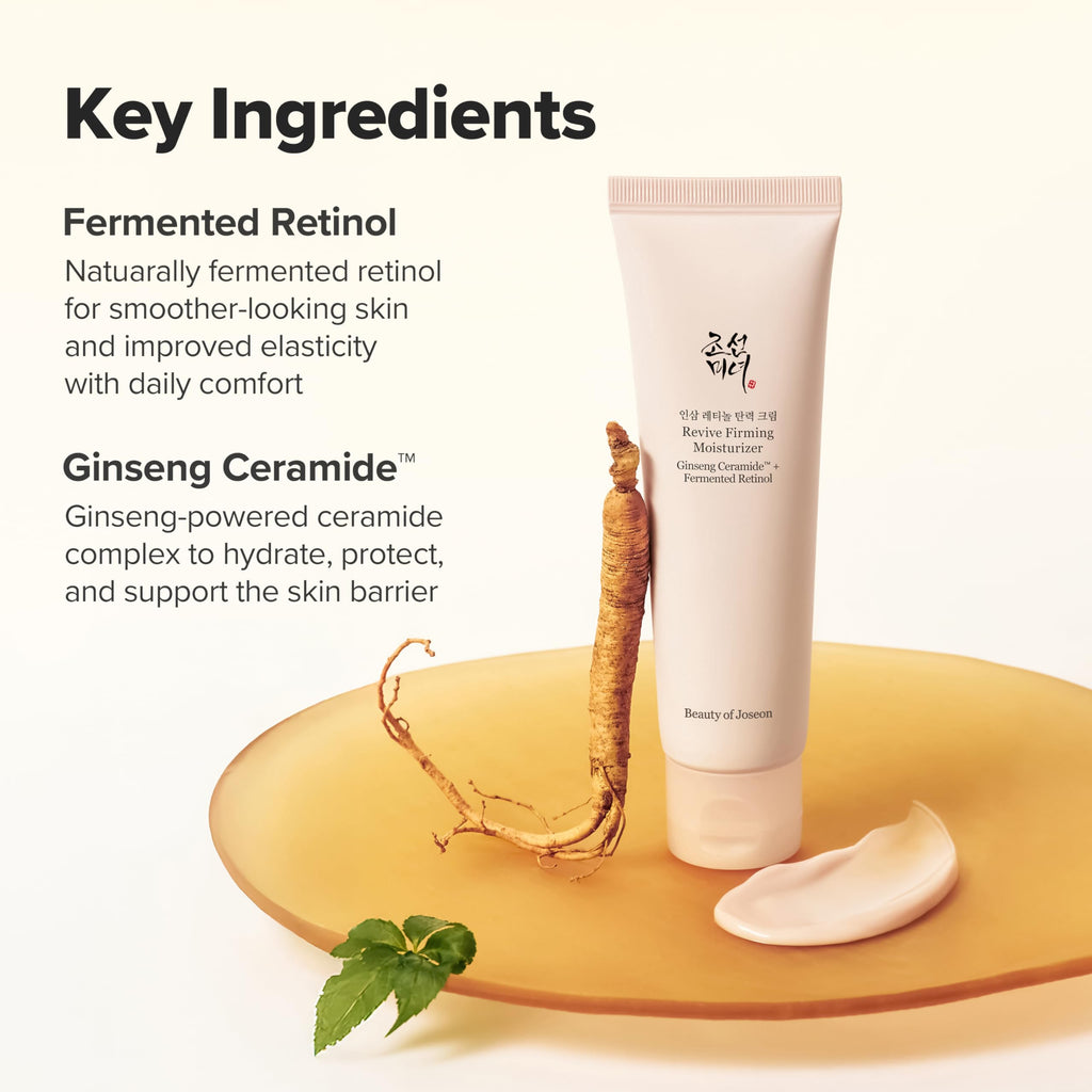 Beauty of Joseon Revive Firming Moisturizer - Ginseng Ceramide Retinol - Dry Sensitive Skin Korean Skincare 60ml - New