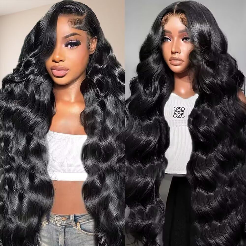 12 Inch Bob Wig Human Hair 13x4 Lace Front Wigs Body Wave - Natural Black Short Hair Wig for Women - New