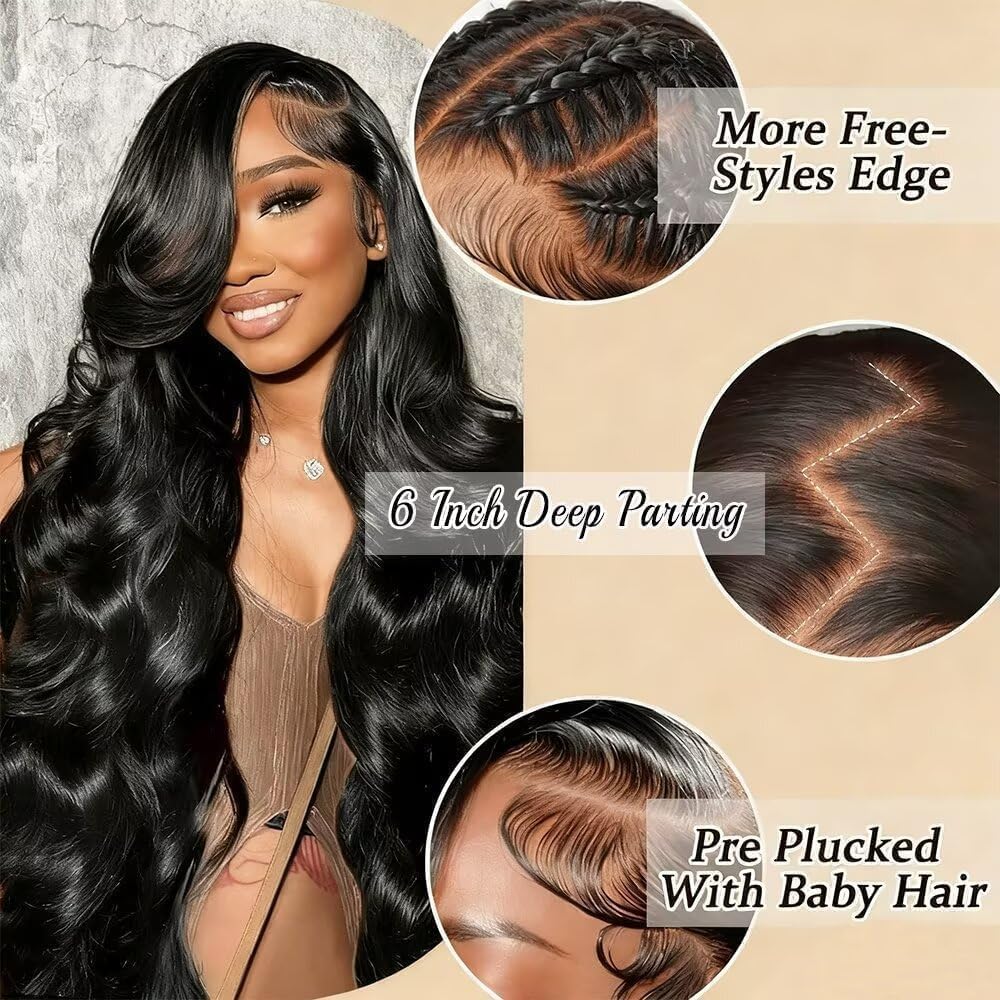 12 Inch Bob Wig Human Hair 13x4 Lace Front Wigs Body Wave - Natural Black Short Hair Wig for Women - New