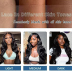 12 Inch Bob Wig Human Hair 13x4 Lace Front Wigs Body Wave - Natural Black Short Hair Wig for Women - New