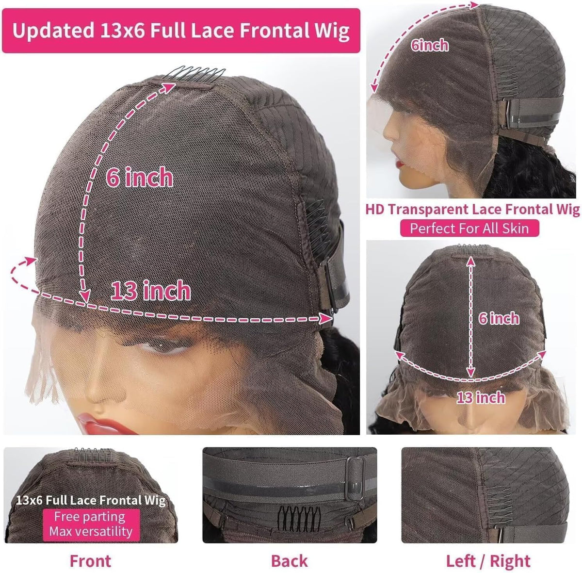 12 Inch Bob Wig Human Hair 13x4 Lace Front Wigs Body Wave - Natural Black Short Hair Wig for Women - New