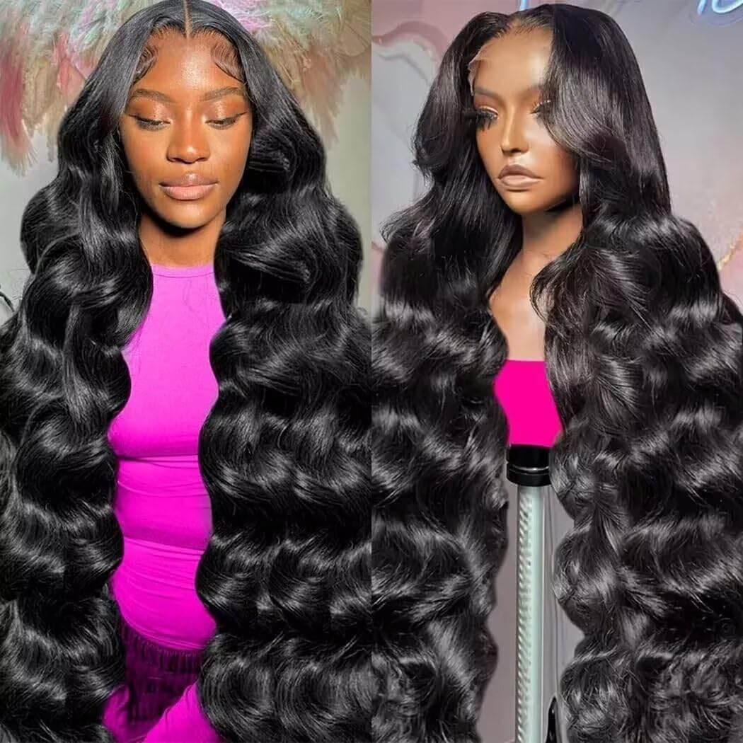 12 Inch Bob Wig Human Hair 13x4 Lace Front Wigs Body Wave - Natural Black Short Hair Wig for Women - New