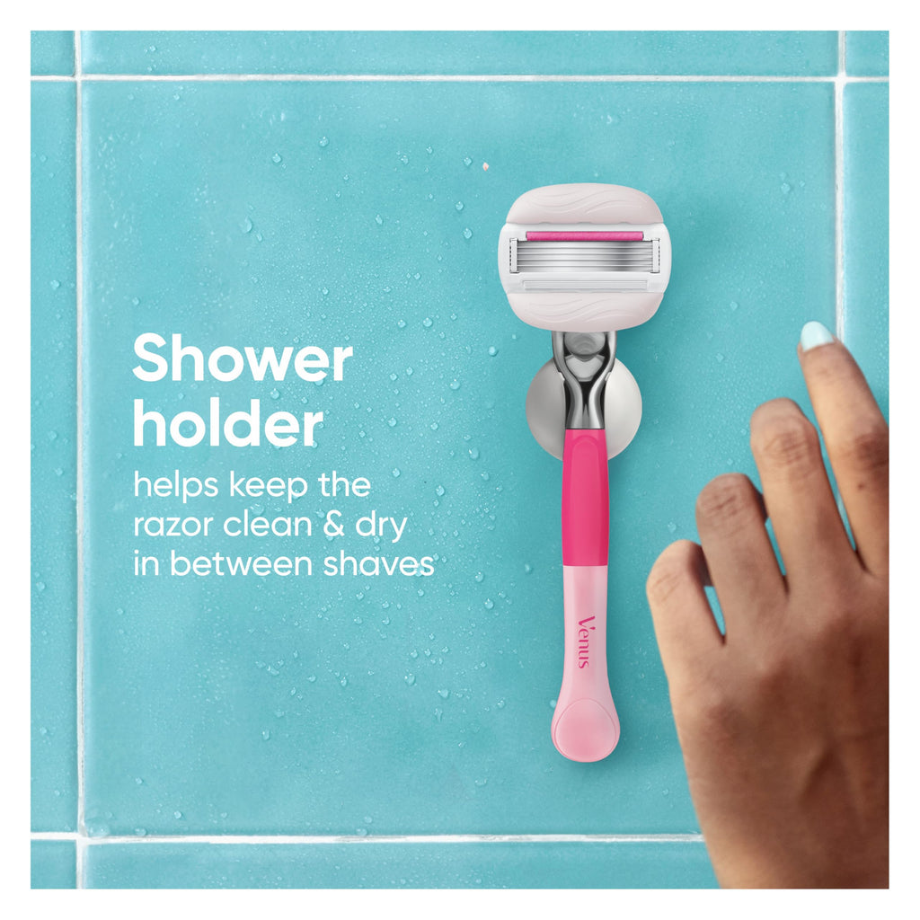 Gillette Venus ComfortGlide Tropical Razor for Women - 1 Handle & 3 Refill Blades - Smooth Shave - Damaged Box