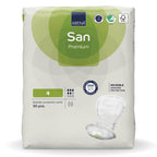 ABENA San Premium 4 Incontinence Pads - Shaped, Breathable, Fast Absorption, Discreet - 800ml - 30 Pack - Damaged Box