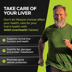 4 HIM LiverHealth Tablets - Choline 90mg, Artichoke 450mg - 10-in-1 Complex Supplement for Liver Support - Like New - BBE 09/2026