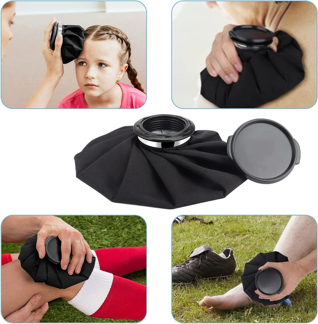 Ice Pack Bags Hot Cold Therapy Set 3 Pack - 6" 9" 11" Reusable Leakproof Compress for Pain Relief Injuries - Very Good