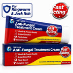 Terthon Antifungal Cream - Ringworm & Jock Itch Treatment - Fast-Acting Plant-Based Skin Care - Groin, Body, Feet - 100g - Damaged Box - BBE 05/2028
