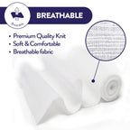 JFA Medical Conforming Bandage Gauze Roll 10cm x 4m - Box of 24 First Aid Wound Dressing - Damaged Box