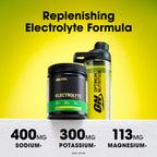 Optimum Nutrition Electrolyte Powder - Lemon - 264g - Sodium Magnesium Potassium - 33 Servings - Workout Supplement - New - BBE 05/2028