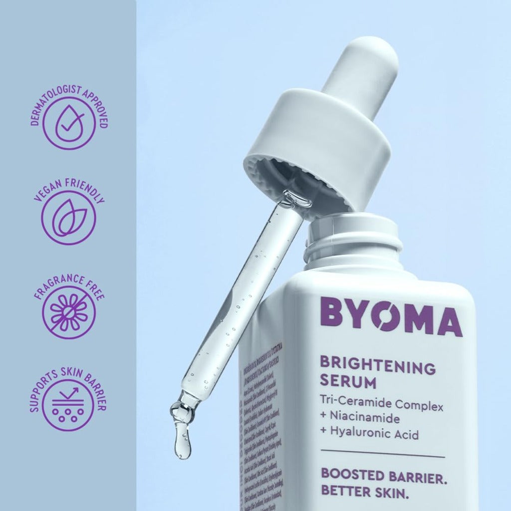 BYOMA Brightening Serum - Barrier Repair Face Serum - 30ml Skincare - New