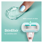 Gillette Venus Pro Smooth Sensitive Women's Razor - 1 Handle, 3 Refill Blades - 5-Blade System for Sensitive Skin - Damaged Box