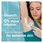 Gillette Venus Pro Smooth Sensitive Women's Razor - 1 Handle, 3 Refill Blades - 5-Blade System for Sensitive Skin - Damaged Box