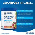 Applied Nutrition Amino Fuel - EAA Essential Amino Acids Powder, Muscle Recovery Supplement 390g Candy Ice Blast - New - BBE 01/2028