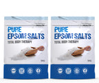 Pure Epsom Salts Magnesium Sulphate Bath Salt - 5 kg Pack of 2 - Soaking Flakes Muscle Relaxant Recovery - Damaged Box