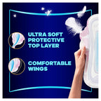 Always Platinum Sanitary Pads Size 4 Secure Night with Wings - 12 Pack - New