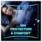 Always Platinum Sanitary Pads Size 4 Secure Night with Wings - 12 Pack - New
