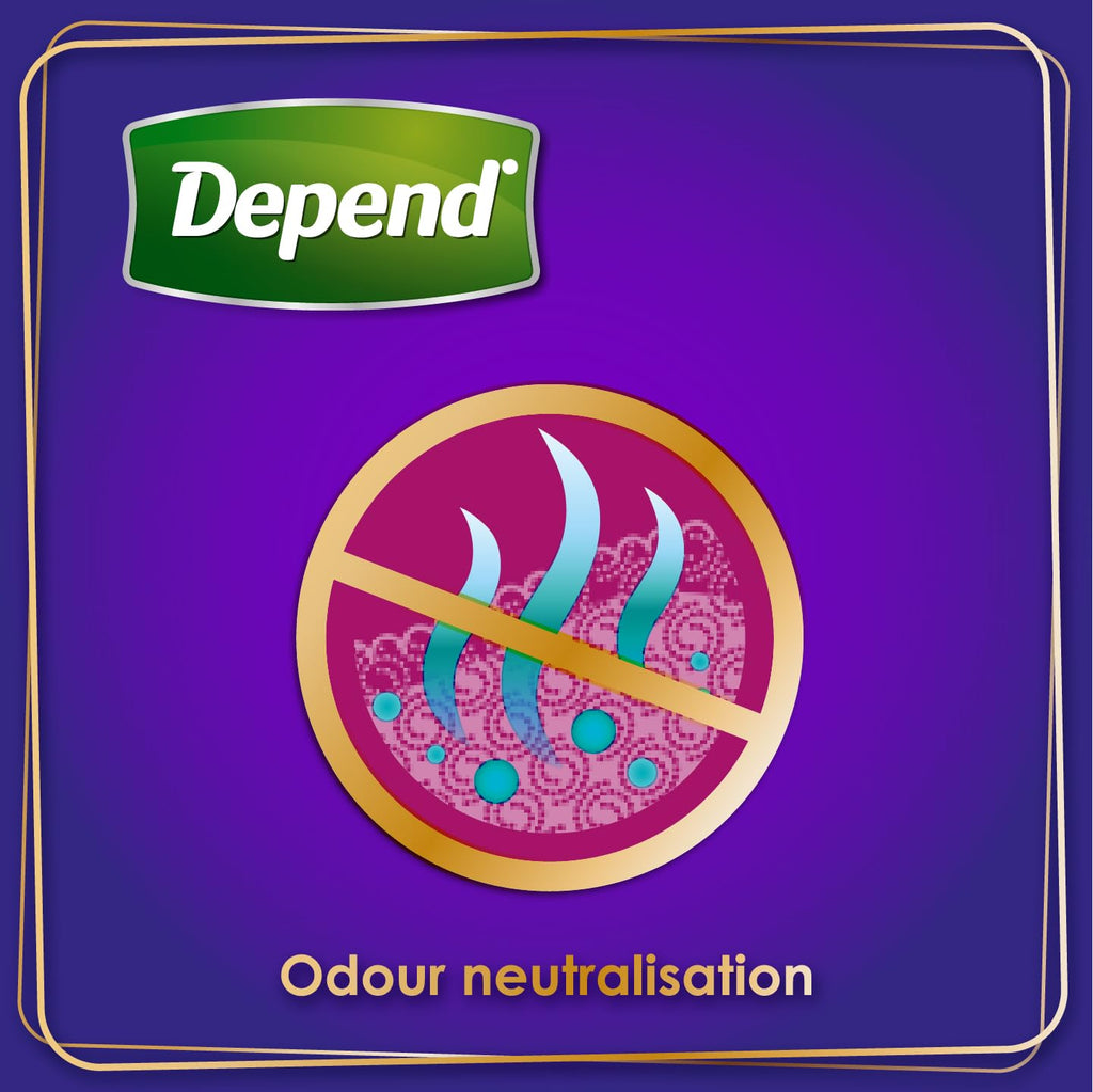 Depend Comfort Protect Incontinence Pants for Women - Small/Medium - 30 Pack Absorbent Disposable Underwear - New