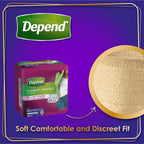 Depend Comfort Protect Incontinence Pants for Women - Small/Medium - 30 Pack Absorbent Disposable Underwear - New