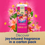 Surf Tropical Lily Laundry Washing Liquid Detergent 24 Washes 648ml - Joy-Infused Fragrance Essential Oils Clean Results - New