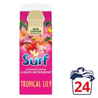 Surf Tropical Lily Laundry Washing Liquid Detergent 24 Washes 648ml - Joy-Infused Fragrance Essential Oils Clean Results - New