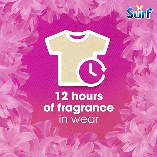 Surf Tropical Lily Laundry Washing Liquid Detergent 24 Washes 648ml - Joy-Infused Fragrance Essential Oils Clean Results - New