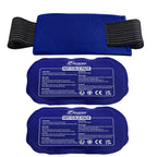 BICAREE Reusable Gel Ice Packs - Cold Compress for Injuries, Muscle Pain, Sports Recovery - 3-Piece Set - Damaged Box